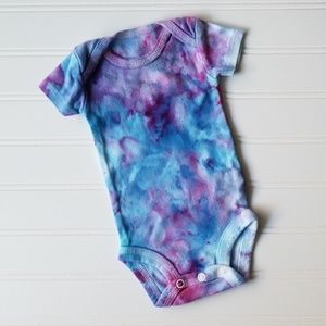 Newborn Handmade Tie-Dye Onesie